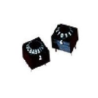 Omron Electronics A6A-10CW DIP Switches 10 POS BCD 1-2-4-8 Complement Flat