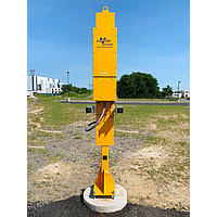 RadComm RC7058 Hybrid radiation portal monitor system (Mixed detector, having both PVT and 1-2 crystal scintillators)