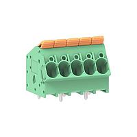 Molex 221392-0005 Fixed Terminal Blocks 7.50mm Pitch Lever Activated Fixed Mount PCB Term Block 35 Entry LR Term 5 Ckt