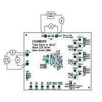 Analog Devices DC1288A Demonstration Boards LT3496EUFD Demo Circuit -Boost or Buck-B
