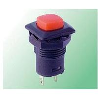 Shin Chin R13-511A-05-BR Pushbutton Switches SPST OFF-(ON) RED