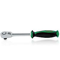 TOPTUL CMSU1627 Compact Head Reversible Ratchet Handle with Quick Release