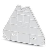 PHOENIX CONTACT 3270154 DIN Rail Terminal Blocks D-PTRV 8 WH END COVER WHITE
