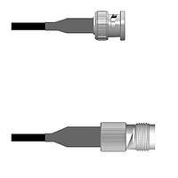 Amphenol Custom Cable Q-0L04J0008072i RF Cable Assemblies BNC-SP/TNC-SJ RG58 72I