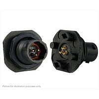 Eaton Souriau-Sunbank UTS78E33P Receptacles 3P Pin Receptacle Jam Nut Size 8E