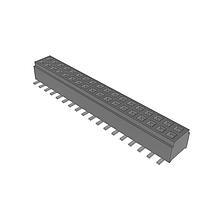 Samtec CLM-118-02-F-D Sockets Low Profile Dual-Wipe Socket