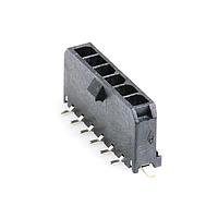 Molex 43650-0624 Shrouded 3.0MM MF 6P HDR V SMT SR TIN
