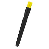 Menda 36093 Cleaning ESD BRUSH, DISSIPATIVE, FLAT HANDLE, YELLOW  NYLON, HARD BRISTLES, 1/2 IN
