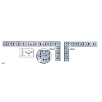 Niigata Seiki MT-50KD NIIGATA SEIKI MT-50KD Square ruler, 500x250 mm
