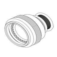 AMP Connectors - TE Connectivity TXR41AB00-1208BI Circular MIL Spec Strain Reliefs & Adapters TXR41AB00-1208BI