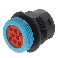 Amphenol SINE Systems AHDP04-18-08SR-WTA Connectors SZ 18 RCPT 8 POS SOCKET REV ARGMNT