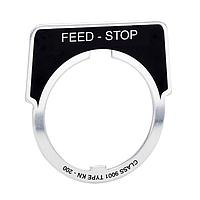 Square D 9001KN235 Legend PSH BTTN LEGEND PLATE 30MM, Type K