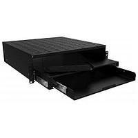 Hammond Manufacturing RMS193BK1 Shelves 3-In-1 Shelf & Keyboard Drawer