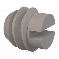 Essentra Components 011024S012 Set Screw Set Screw, Slotted Head, #10-24 Thread, 1/8 Lg