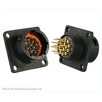 Eaton Souriau-Sunbank UTS012D14P Receptacles 14P SQ FLANGE PIN RECEPTACLE SIZE 12D