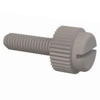 Essentra Components 50M035060T012 Slotted Thumb Slotted Thumb Screw, M3.5 X .6 Thread, 12mm Lg