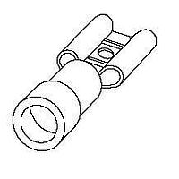 Molex 19017-0071 Quick Disconnect 110X.032 FEM QD INSU LK STRIP (190170071