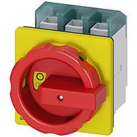 SIEMENS 3LD27040TK53 Rotary DISC SW 100A ROT HDL 4HOLE R/Y 3P