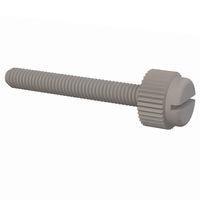 Essentra Components 50M035060T025 Slotted Thumb Slotted Thumb Screw, M3.5 X .6 Thread, 25mm Lg