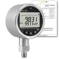 PCE DPG 100-ICA Pressure Gauge (0~1450 psi, 0~100 bar; ISO Calibration Certificate)