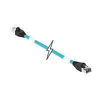 Molex 1201080596 Ethernet Cables / Networking Cables ENET RJ45/RJ45 2PR 25M TPE TEAL