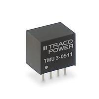 TRACO Power TMU 3-2413 Isolated 3W 21.6-26.4Vin 15V 200mA SIP-4 Unregulated