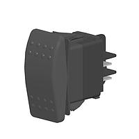 Carling Technologies V1DAS00B-AZB00-000 Sealed Rocker Switch SPST ON-OFF 20A 12V Non-Illuminated