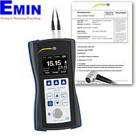 PCE TG 300-ICA Thickness Meter (0.65~600 mm; 2.5~60 mm; ISO Calibration Cert.)