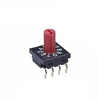 NKK Switches FR01KR10P-S Rotary Switches 10MM DECI 10P SHAFT REAL CODED