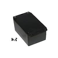 Hammond Manufacturing 1591XXTFLBK Flanged Enclosure FR ABS w/Flanged Lid 4.8x3.2x2.2" Black