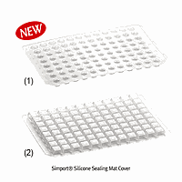 Simport SP.T110.26 Mat-cover for 2.1ml/96 Square Shape Well Plate, Silicone