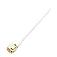 Taoglas GW.20.A151W Passive Antenna GW.20.A151W 2dBi 2.4GHz Dipole Antenna RP-SMA(M) Straight White Version