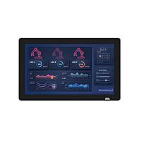 IEI Technology AFL3-W19C-ADLP-i3/8G-R10 Fanless Light Industrial Grade Wide 18.5" 350cd/m 1920x1080 Panel PC with 12th Generation Intel  Core i3-1220P on-board processor, PCAP touch, 2M camera, microphone, 1x8GB DDR4 RAM, with AG, RoHS