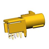 Raydiall Automotive R197.166.K14 PCB Connectors Right angle stamped&formed Fakra PCB header with error proof pin coding K
