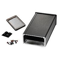 Hammond Manufacturing 1457K1602EBK EMI/RFI Shielded EMI/RFI Alum/Flanged 6.3x3.3x1.73" Black