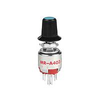NKK Switches MRAN403-BG Rotary Switches SWITCH TOGGLE