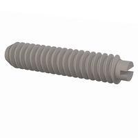Essentra Components 010440S050 Set Screw Set Screw, Slotted Head, #4-40 Thread, 1/2 Lg