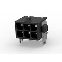 AMP Connectors - TE Connectivity 3-794677-6 Headers 6POS MICRO MNL ASSY R/A THRU