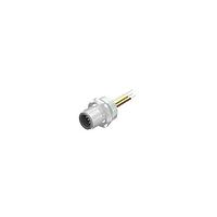Amphenol CONEC 43-01084 M12 Male Socket MALE SOCKET M12X1 W/WIRES FRNT MNT PG9