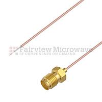 Fairview FMCA1185 Test Probe Pigtail SMA Female to Stripped Lead Cable .034 Coax and RoHS Compliant