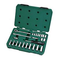 SATA 09098 25PC 1/4"DR 6PT SAE SOCKET SET