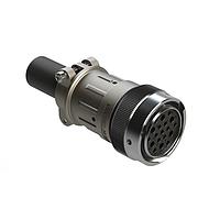 Amphenol SINE Systems AHDM06-24-19SR-059 Connectors Plug Kit, shell size 24, 19 positions socket, reduced diameter seal, wide thread, cable clamp backshell