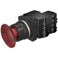 SIEMENS 52BR8DRGB Push Turn PTR,NEMA4X,MTD,FV 24V LED,FULL RED,2NC