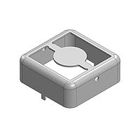 Masach Tech MS135-20F EMI/RFI Shield Frame, Two-Piece 13.5 x 13.5 x 5mm Two-piece Drawn-Seamless RF Shield/EMI Shield FRAME (CRS)