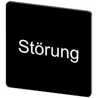 SIEMENS 3SU19000AE160AQ0 Labeling Plate, Stoerung INSCR. LABEL, BLACK 27 X 27MM, STOERUNG