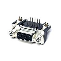 JAE Electronics D02-M15SAG-23L9E High Density D-Sub Connectors 15P Rcpt R/A