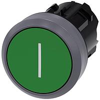 SIEMENS A6X30138407 Flat Button PUSHBUTTON. GREEN
