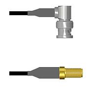 Amphenol Custom Cable Q-0E0720008096i RF Cable Assemblies BNC-RP/SMA-SJ RG58 96I