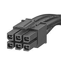 Molex 45136-0610 Discrete Wire Mega-Fit CABLE ASSY 6CKT DR 1MM BLK