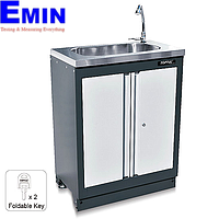 TOPTUL TBBJ0103 Sink with Faucet & Storage Cabinet